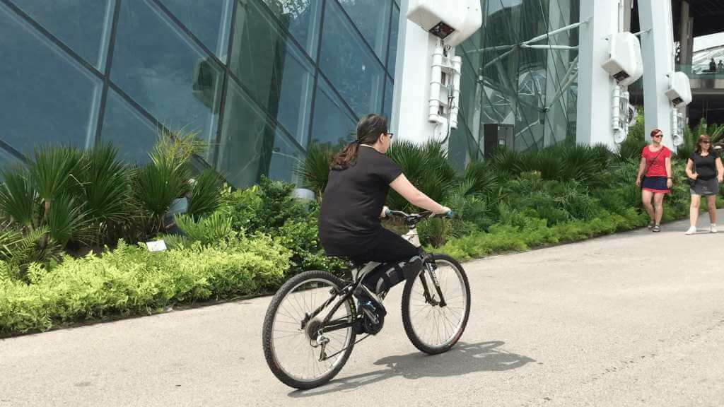 One doesn't have to fall to learn to cycle!