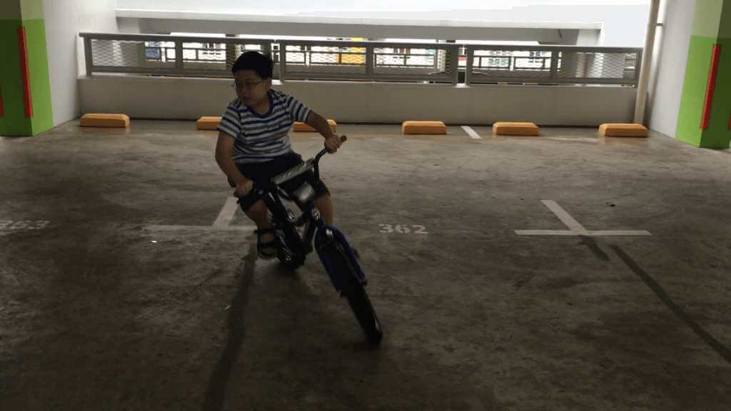 And in 2 lessons, my boy is cycling!