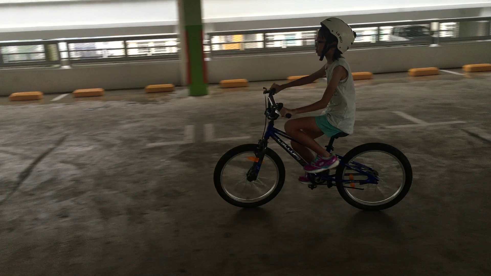 My wife and I were elated to see our younger child balancing