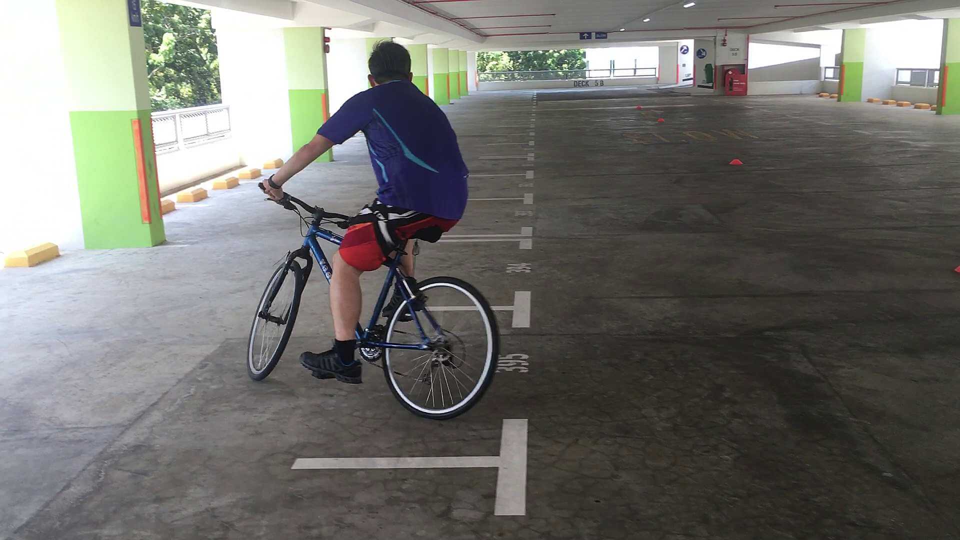 The cycling lessons were like a godsend!