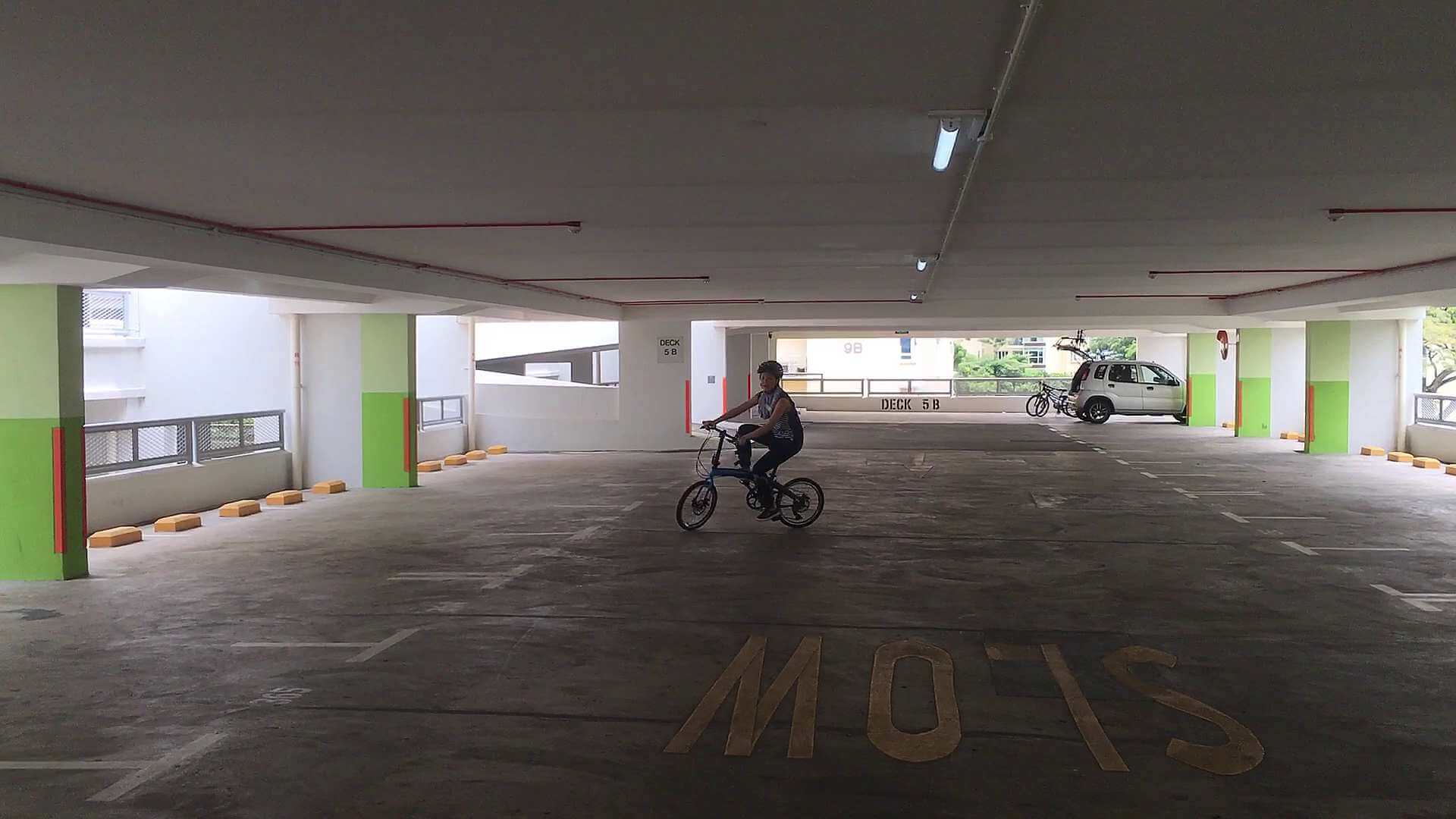 Cycling to the sound of music