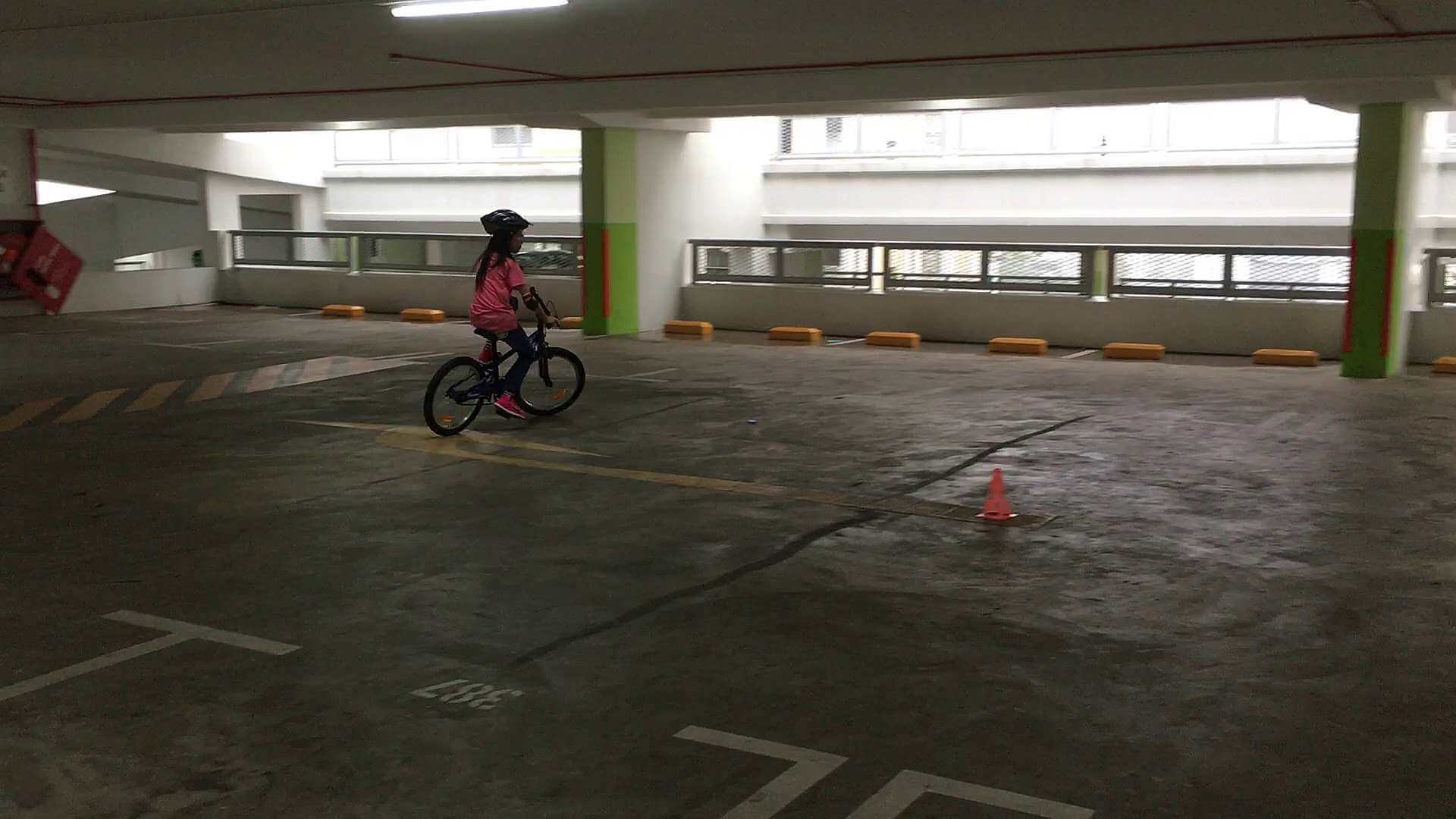 She is so happy with her new found life skill.