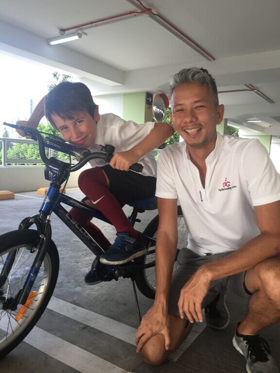 Fai must have magic powers in 3 hours got my kid cycling while I spent 3 years trying.