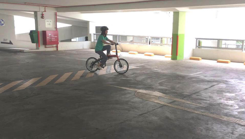 In just two hours of learning, I learnt how to balance, peddle and turning.