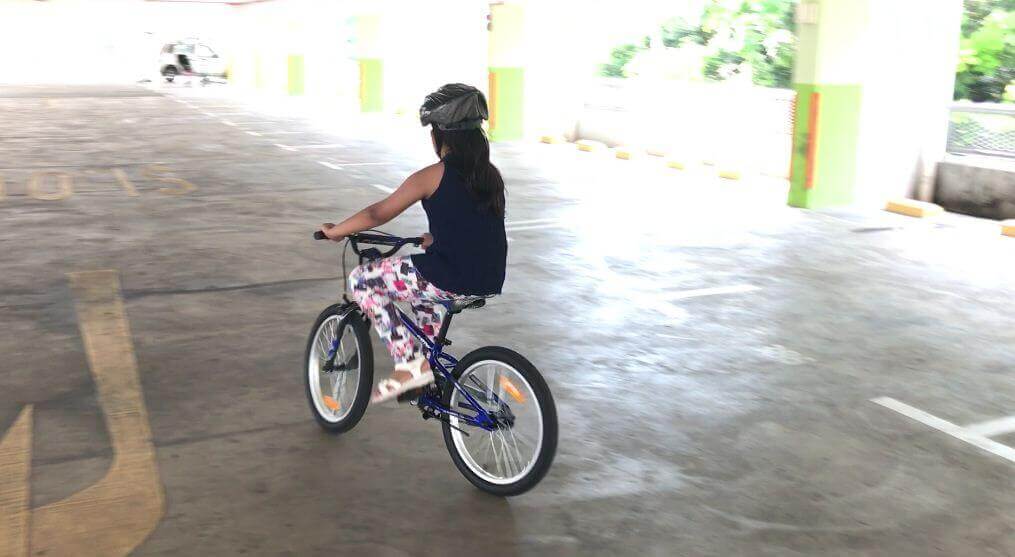 My daughter learned cycling in 2 days.