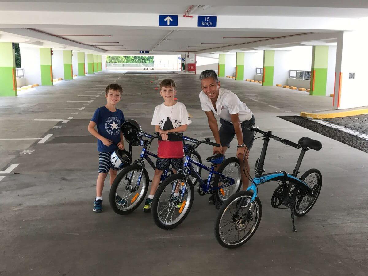 Fai was awesome. My two boys were very resistant to learning to bike ride, but were up and riding within 30 minutes!