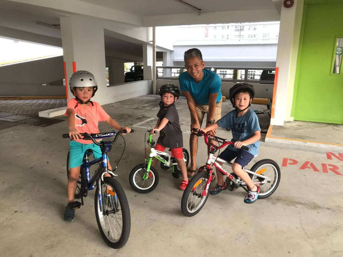 Highly recommended as the boys could cycle up and down a slope by the second lesson.