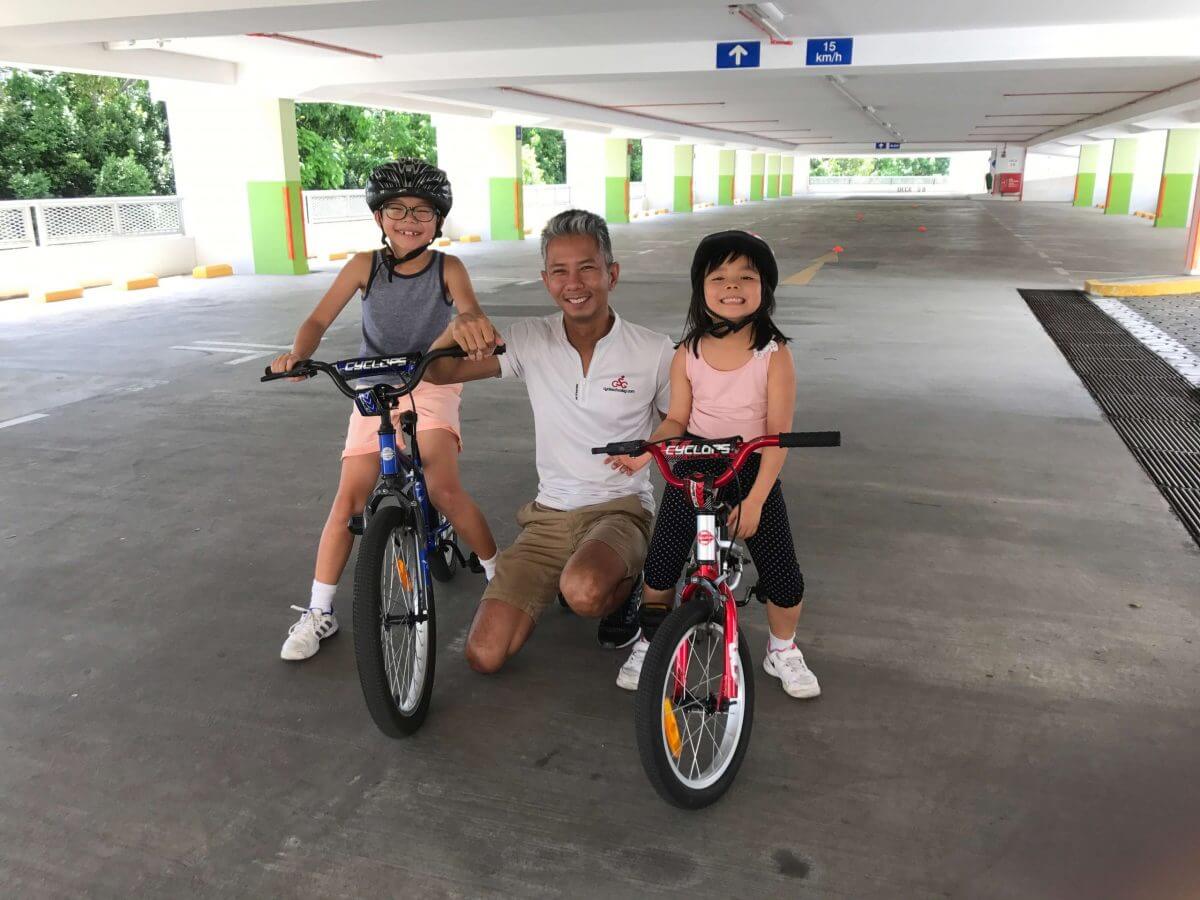 My boy can cycle within a short span of 2 hours. Much easier than us teaching him on our own. Thumbs up.